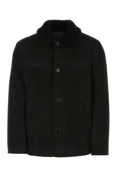 Prada | Prada Buttoned Long-Sleeved Jacket 5.9折