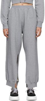 推荐SSENSE Exclusive Grey Slit Lounge Pants商品
