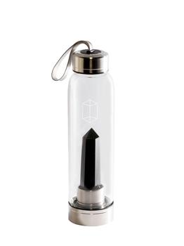 加拿大小黑瓶, GLACCE | Black Obsidian Glass Water Bottle商品图片 4.9折