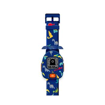 推荐Unisex Kids Playzoom Dino Dark Blue Silicone Strap Smartwatch 42.5 mm商品