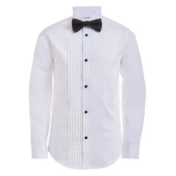 Calvin Klein | Big Boys Tuxedo Shirt and Bow Tie Box Set,商家Macy's,价格¥292