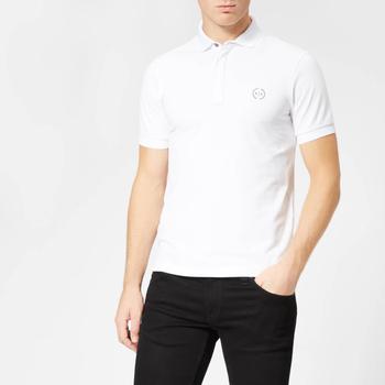推荐Armani Exchange Men's Basic Polo Shirt - White商品