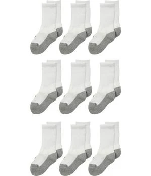 Jefferies Socks | Seamless Sport Crew Half Cushion 9-Pack (Infant/Toddler/Little Kid/Big Kid/Adult),商家Zappos,价格¥118