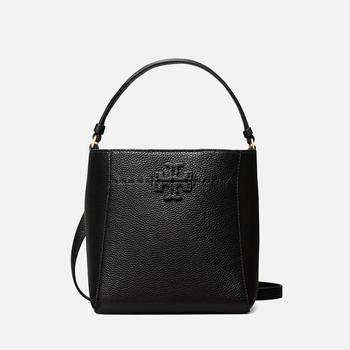 tory burch mcgraw, Tory Burch | Tory Burch Women's Mcgraw Small Bucket Bag - Black商品图片 