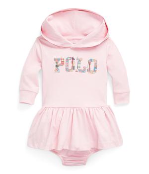 商品Ralph Lauren | Logo Jersey Hooded Dress & Bloomer (Infant),商家Zappos,价格¥449图片