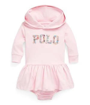 Ralph Lauren | Logo Jersey Hooded Dress & Bloomer (Infant),商家Zappos,价格¥438