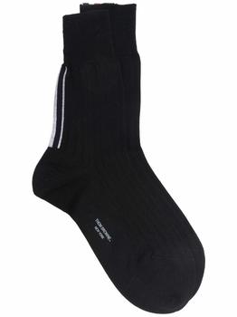 Thom Browne | THOM BROWNE grosgrain-trim ankle socks商品图片,