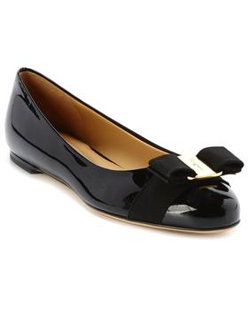 菲拉格慕芭蕾鞋, Salvatore Ferragamo | Salvatore Ferragamo Varina Patent Ballet Flat商品图片 8.9折