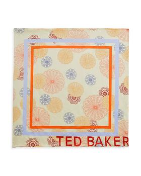 Ted Baker London | Saphura Summer Bloom Mandala Dot Silk Square Scarf商品图片,5.9折, 独家减免邮费