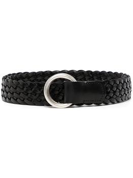 product braided leather belt - men image