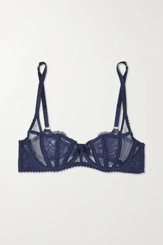 L'Agent by Agent Provocateur | Rozlyn 蕾丝拼接绢网带钢圈平台罩杯文胸  - 34D 6.0折×额外9.7折, 额外九七折