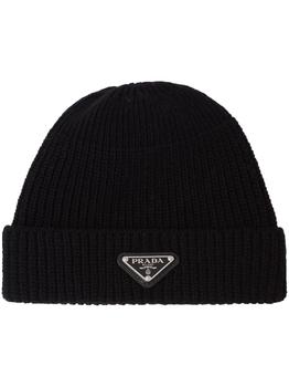 Prada | PRADA triangle-logo beanie商品图片,