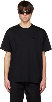 Burberry | Black Crystal-Cut T-Shirt商品图片,