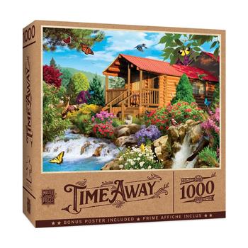商品MasterPieces Puzzles | 1000 Piece Jigsaw Puzzle For Adults, Family, Or Kids - Cascading Cabin - 19.25"x26.75",商家Macy's,价格¥158图片
