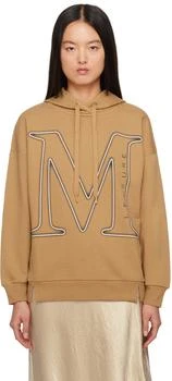 Max Mara | Brown Printed Hoodie 5.3折, 独家减免邮费