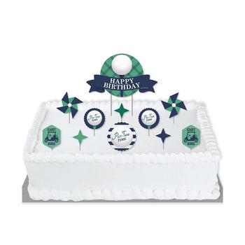 商品Big Dot of Happiness | Par-Tee Time - Golf - Birthday Party Cake Decorating Kit - Cake Topper Set 11 Pc,商家Macy's,价格¥108图片