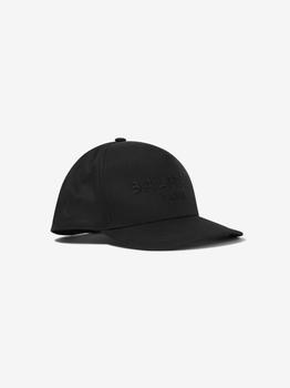 推荐Balmain Black Boys Cotton Logo Cap商品