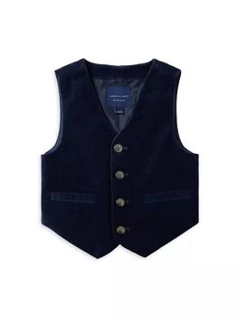 Janie and Jack | Baby Boy's, Little Boy's & Boy's The Velvet Party Vest,商家Saks Fifth Avenue,价格¥356