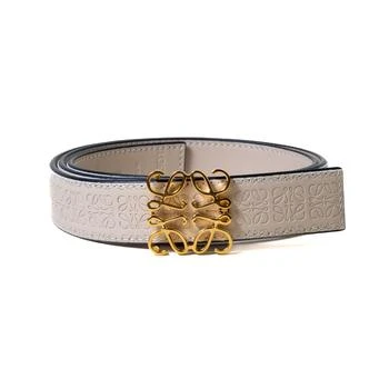 推荐Loewe Anagram Textured Leather Belt Sand商品