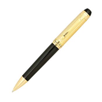 商品Picasso and Co | Picasso and Co Gold Plated/Black Lacquer Ballpoint Pen PS926BTGDB,商家Jomashop,价格¥845图片