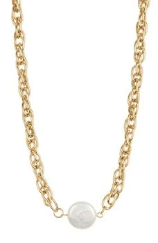 Petit Moments | Parker Imitation Pearl Pendant Necklace,商家Nordstrom Rack,价格¥146
