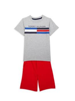 商品Baby Boy's​ 2-Piece Logo T-Shirt & Shorts Set图片