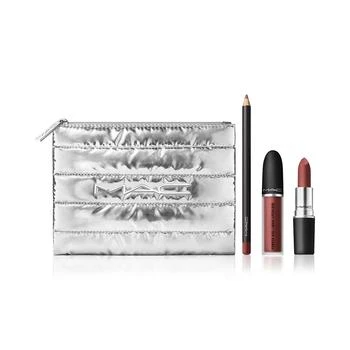 MAC | 4-Pc. Powdered Snow Powder Kiss Lip Set,商家Macy's,价格¥207