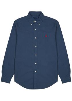 Ralph Lauren | Navy cotton Oxford shirt商品图片,