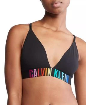 Calvin Klein | Intense Power Pride Cotton Lightly Lined Triangle Bralette QF7830,商家Macy's,价格¥123