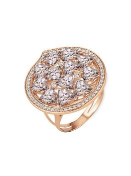 商品Mirage 18K Rose Gold, Diamond & Rose Morganite Ring图片