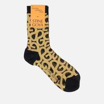 推荐Stine Goya Iggy Logo Print Mesh Jacquard-Knit Socks商品