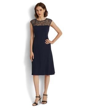 拉夫劳伦连衣裙, Ralph Lauren | Georgette Sleeveless Cocktail Dress商品图片 5折