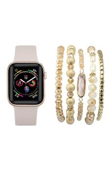 The Posh Tech | Silicone Apple Watch® Replacement Band & Bracelet Bundle,商家Nordstrom Rack,价格¥149