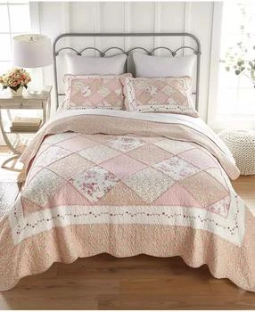Donna Sharp | Strawberry Garden 3 Piece Cotton Quilt Set,商家Macy's,价格¥943