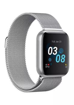 商品Air 3 Touchscreen Smartwatch Fitness Tracker for Men and Women: Silver Case with Silver Mesh Strap (44 Millimeter)图片