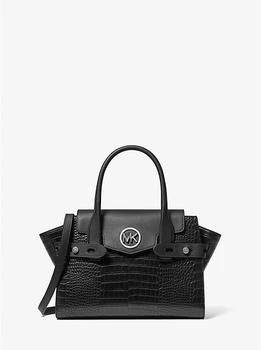 Michael Kors | Carmen Medium Crocodile Embossed Belted Satchel 2.1折, 独家减免邮费