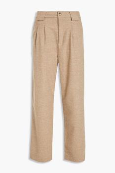 ba&sh | Firenze flannel straight-leg pants商品图片,3.6折