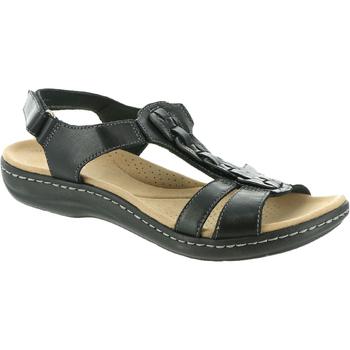 Clarks | Clarks Womens Laurieann Kay Faux Leather a Flat Sandals商品图片,8.1折