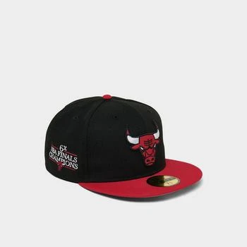 New Era | New Era Chicago Bulls NBA 59FIFTY Fitted Hat 满$100减$10, 独家减免邮费, 满减