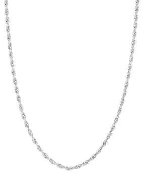 Macy's | Rope Chain 20" Collar Necklace in 14k White Gold,商家Macy's,价格¥22062