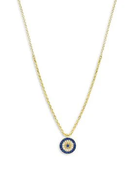 Meira T | 14K Yellow Gold Evil Eye Moon Cut Chain Necklace, 18",商家Bloomingdale's,价格¥9204