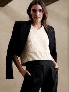 商品BANANA REPUBLIC | Safido Bouclé Sweater Vest,商家Premium Outlets,价格¥248图片