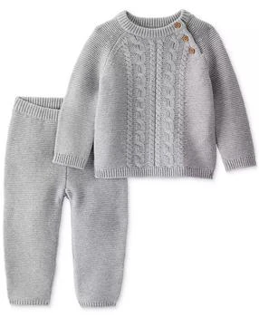 Carter's | Carter's Baby Kids 2-Piece Cotton Cable-Knit Sweater and Pants Set,商家Macy's,价格¥178