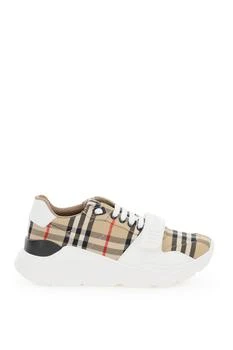 推荐Burberry check sneakers商品