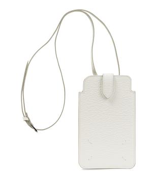 推荐Four-Stitch leather phone pouch商品