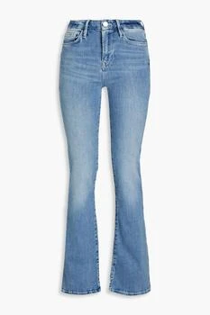 FRAME | Le Mini Boot faded high-rise bootcut jeans,商家THE OUTNET US,价格¥343