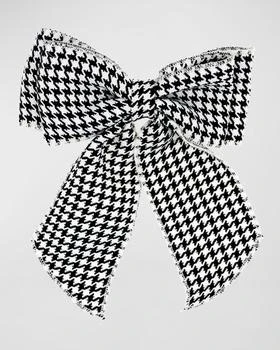 推荐Sloane Houndstooth Bow Barrette商品