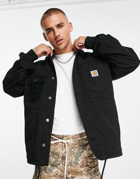 推荐Carhartt WIP medley cord detail jacket in black商品