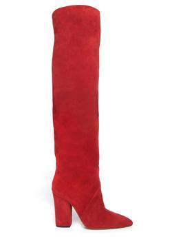 推荐Arabella red suede over-the-knee boots商品