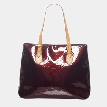 路易威登包评价, [二手商品] Louis Vuitton | Louis Vuitton Brown Monogram Vernis Leather Brentwood Tote Bag商品图片 9折